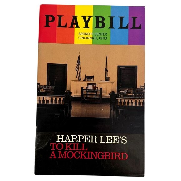 To Kill a Mockingbird Playbill Aronoff Center Cincinnati OH June 2022 Pride Mont - Picture 1 of 14